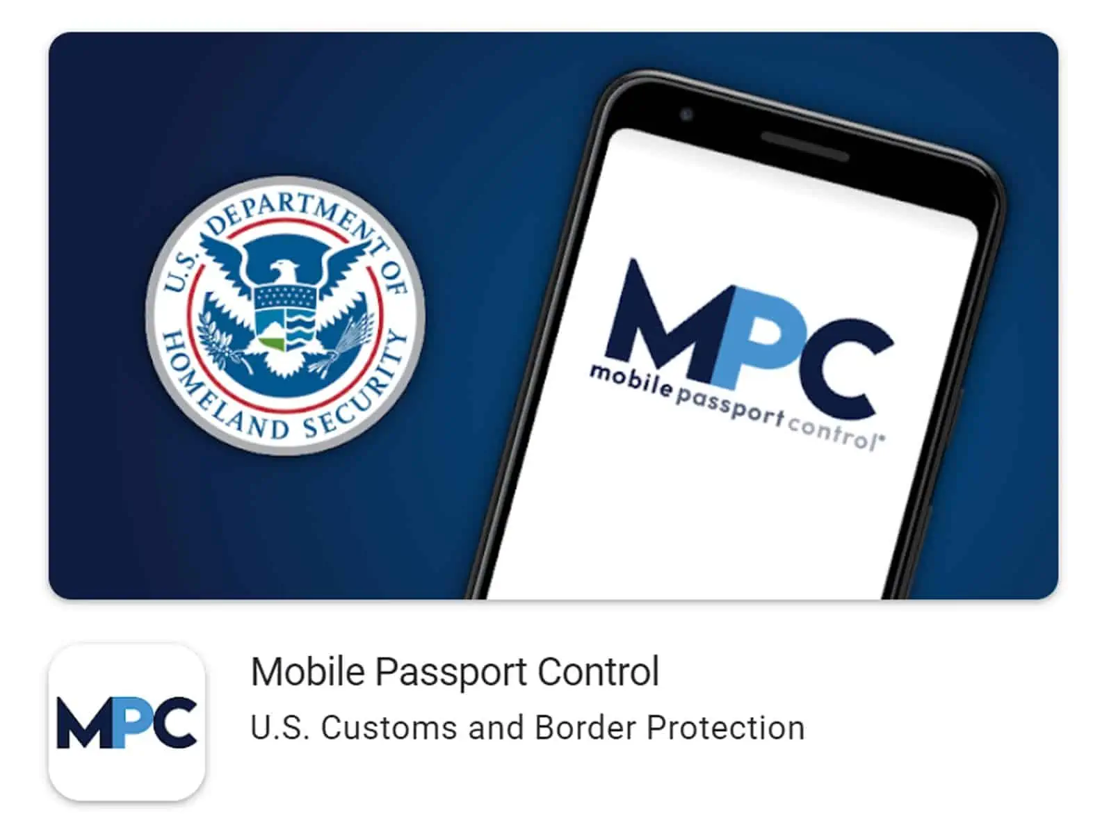 Mobile Passport Control aplicacion estados unidos