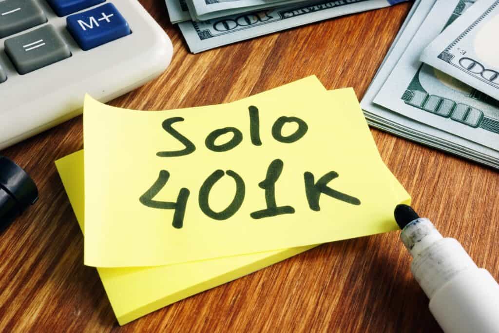 Plan 401k solo
